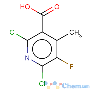 CAS No:132195-42-7 2,6-Dichloro-5-fluoro-4-methylpyridine-3-carboxylic acid