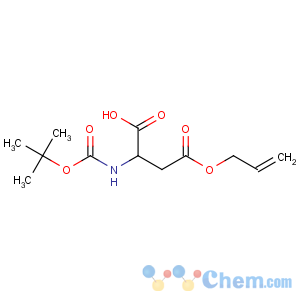 CAS No:132286-77-2 (2S)-2-[(2-methylpropan-2-yl)oxycarbonylamino]-4-oxo-4-prop-2-<br />enoxybutanoic acid