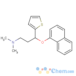 CAS No:132335-46-7 N,N-dimethyl-3-naphthalen-1-yloxy-3-thiophen-2-ylpropan-1-amine
