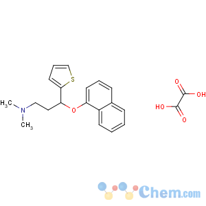 CAS No:132335-47-8 (3S)-N,<br />N-dimethyl-3-naphthalen-1-yloxy-3-thiophen-2-ylpropan-1-amine