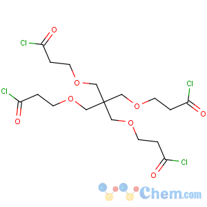 CAS No:132491-88-4 3,3'-(2,2-BIS((3-CHLORO-3-OXOPROPOXY)METHYL)PROPANE-1,3-DIYL)BIS(OXY)DIPROPANOYL CHLORIDE