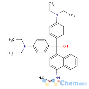 CAS No:1325-86-6 bis[4-(diethylamino)phenyl]-[4-(ethylamino)naphthalen-1-yl]methanol