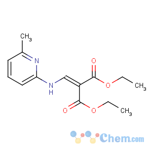 CAS No:13250-95-8 diethyl 2-[[(6-methylpyridin-2-yl)amino]methylidene]propanedioate