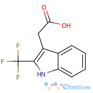 CAS No:132502-93-3 2-[2-(trifluoromethyl)-1H-indol-3-yl]acetic acid
