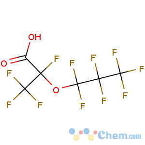 CAS No:13252-13-6 2,3,3,3-tetrafluoro-2-(1,1,2,2,3,3,3-heptafluoropropoxy)propanoic acid