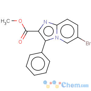 CAS No:132525-01-0 6-bromo-3-phenyl-imidazo[1,2-a]pyridine-2-carboxylic acid methyl ester