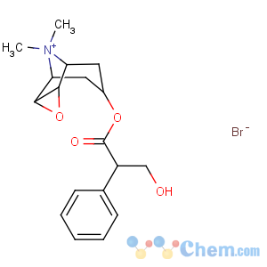 CAS No:13265-10-6 3-Oxa-9-azoniatricyclo[3.3.1.02,4]nonane,7-[(2S)-3-hydroxy-1-oxo-2-phenylpropoxy]-9,9-dimethyl-, (1a,2b,4b,5a,7b)-