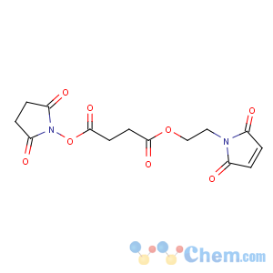 CAS No:132774-52-8 4-O-(2,5-dioxopyrrolidin-1-yl) 1-O-[2-(2,5-dioxopyrrol-1-yl)ethyl]<br />butanedioate