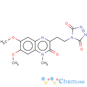 CAS No:132788-52-4 3H-1,2,4-Triazole-3,5(4H)-dione,4-[2-(3,4-dihydro-6,7-dimethoxy-4-methyl-3-oxo-2-quinoxalinyl)ethyl]-