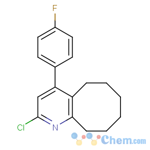 CAS No:132813-14-0 2-chloro-4-(4-fluorophenyl)-5,6,7,8,9,10-hexahydrocycloocta[b]pyridine