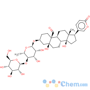 CAS No:13289-18-4 Bufa-20,22-dienolide,3-[(6-deoxy-4-O-b-D-glucopyranosyl-a-L-mannopyranosyl)oxy]-5,14-dihydroxy-19-oxo-,(3b,5b)-