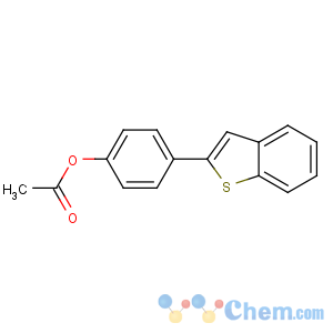 CAS No:132932-62-8 [4-(1-benzothiophen-2-yl)phenyl] acetate