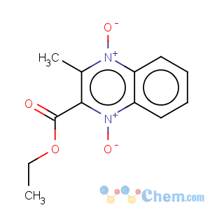 CAS No:13297-18-2 2-Quinoxalinecarboxylicacid, 3-methyl-, ethyl ester, 1,4-dioxide