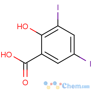 CAS No:133-91-5 2-hydroxy-3,5-diiodobenzoic acid