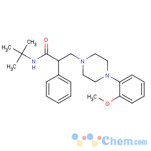 CAS No:133025-23-7 N-tert-butyl-3-[4-(2-methoxyphenyl)piperazin-1-yl]-2-phenylpropanamide