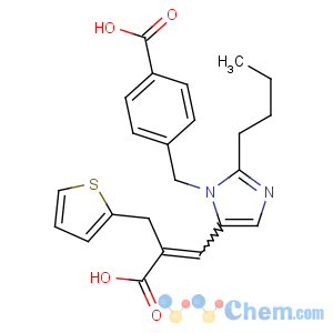 CAS No:133040-01-4 4-[[2-butyl-5-[(E)-2-carboxy-3-thiophen-2-ylprop-1-enyl]imidazol-1-yl]<br />methyl]benzoic acid