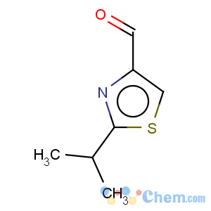 CAS No:133047-46-8 4-thiazolecarboxaldehyde, 2-(1-methylethyl)- (9ci)