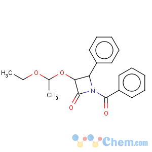 CAS No:133066-61-2 2-Azetidinone,1-benzoyl-3-(1-ethoxyethoxy)-4-phenyl-