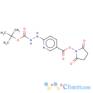 CAS No:133081-26-2 3-Pyridinecarboxylicacid, 6-[1-[(1,1-dimethylethoxy)carbonyl]hydrazinyl]-, 2,5-dioxo-1-pyrrolidinylester