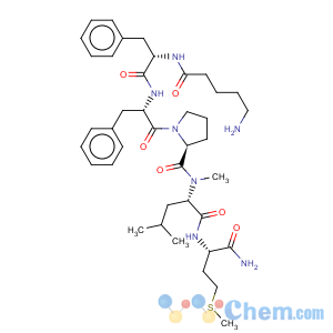 CAS No:133156-06-6 L-Methioninamide,N-(5-amino-1-oxopentyl)-L-phenylalanyl-L-phenylalanyl-L-prolyl-N-methyl-L-leucyl-