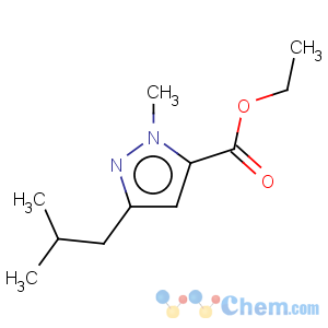 CAS No:133261-09-3 1H-Pyrazole-5-carboxylicacid, 1-methyl-3-(2-methylpropyl)-, ethyl ester