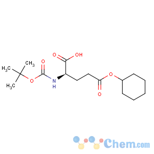 CAS No:133464-27-4 D-Glutamic acid,N-[(1,1-dimethylethoxy)carbonyl]-, 5-cyclohexyl ester