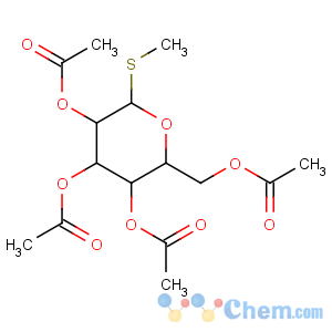 CAS No:13350-45-3 [(2R,3R,4S,5R,6S)-3,4,5-triacetyloxy-6-methylsulfanyloxan-2-yl]methyl<br />acetate