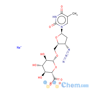 CAS No:133525-01-6 3'-azido-3'-deoxythymidine beta-d-glucuronide, sodium salt