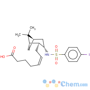 CAS No:133538-58-6 5-Heptenoic acid,7-[(1S,2S,3S,5R)-3-[[(4-iodophenyl)sulfonyl]amino]-6,6-dimethylbicyclo[3.1.1]hept-2-yl]-,(5Z)-