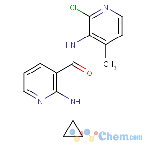 CAS No:133627-47-1 N-(2-chloro-4-methylpyridin-3-yl)-2-(cyclopropylamino)pyridine-3-<br />carboxamide