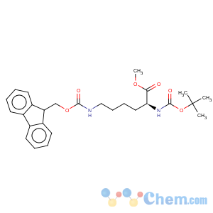 CAS No:133628-28-1 L-Lysine,N2-[(1,1-dimethylethoxy)carbonyl]-N6-[(9H-fluoren-9-ylmethoxy)carbonyl]-,methyl ester
