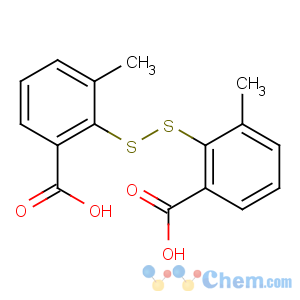 CAS No:13363-59-2 2-[(2-carboxy-6-methylphenyl)disulfanyl]-3-methylbenzoic acid
