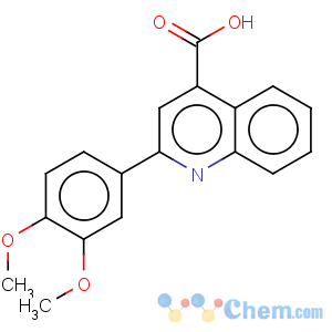 CAS No:133676-16-1 4-Quinolinecarboxylicacid, 2-(3,4-dimethoxyphenyl)-
