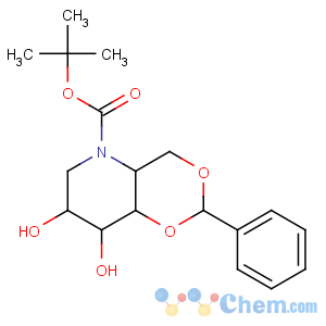 CAS No:133697-16-2 tert-butyl<br />(8R,8aR)-7,8-dihydroxy-2-phenyl-4,4a,6,7,8,8a-hexahydro-[1,3]dioxino[5,<br />4-b]pyridine-5-carboxylate