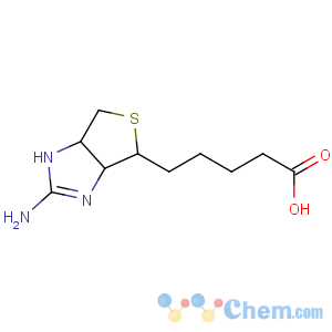 CAS No:13395-35-2 5-[(3aS,4S,6aR)-2-amino-3a,4,6,6a-tetrahydro-1H-thieno[3,<br />4-d]imidazol-4-yl]pentanoic acid
