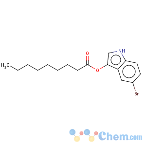 CAS No:133950-70-6 Nonanoic acid,5-bromo-1H-indol-3-yl ester