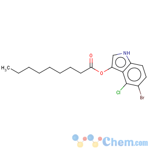CAS No:133950-77-3 Nonanoic acid,5-bromo-4-chloro-1H-indol-3-yl ester