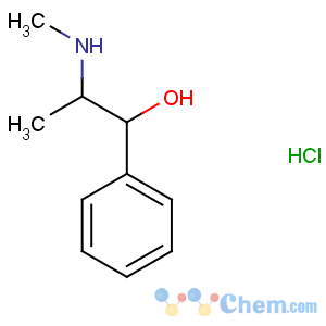 CAS No:134-71-4 2-(methylamino)-1-phenylpropan-1-ol