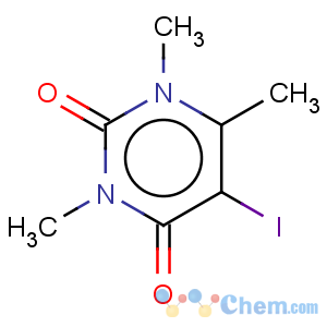 CAS No:134039-54-6 2,4(1H,3H)-Pyrimidinedione,5-iodo-1,3,6-trimethyl-