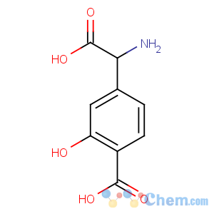 CAS No:134052-66-7 4-[amino(carboxy)methyl]-2-hydroxybenzoic acid