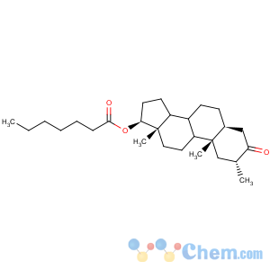 CAS No:13425-31-5 (2alpha,5alpha,8xi,9xi,14xi,17beta)-2-methyl-3-oxoandrostan-17-yl heptanoate