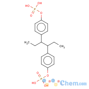 CAS No:13425-53-1 Phenol,4,4'-(1,2-diethyl-1,2-ethenediyl)bis-, 1,1'-bis(dihydrogen phosphate)