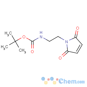 CAS No:134272-63-2 tert-butyl N-[2-(2,5-dioxopyrrol-1-yl)ethyl]carbamate