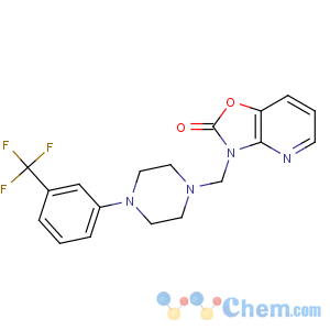 CAS No:134337-26-1 Oxazolo[4,5-b]pyridin-2(3H)-one,3-[[4-[3-(trifluoromethyl)phenyl]-1-piperazinyl]methyl]-