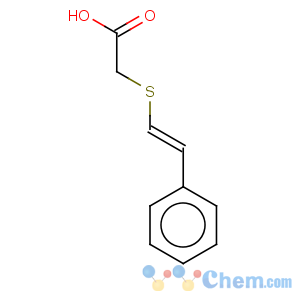CAS No:13435-97-7 Acetic acid,2-[(2-phenylethenyl)thio]-