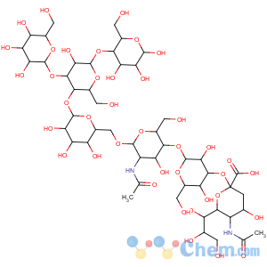 CAS No:134366-06-6 b-D-Glucopyranose, O-(N-acetyl-a-neuraminosyl)-(2®