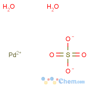 CAS No:13444-98-9 Sulfuricacid, palladium(2+) salt (1:1), dihydrate (9CI)