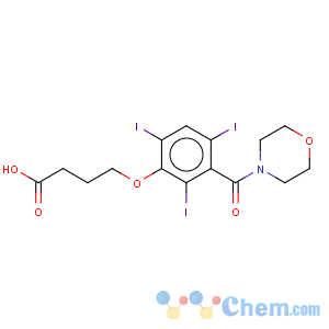 CAS No:13445-12-0 Butanoic acid,4-[2,4,6-triiodo-3-(4-morpholinylcarbonyl)phenoxy]-