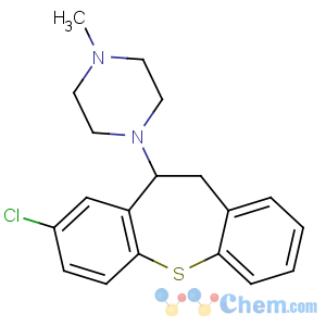CAS No:13448-22-1 1-(3-chloro-5,6-dihydrobenzo[b][1]benzothiepin-5-yl)-4-methylpiperazine