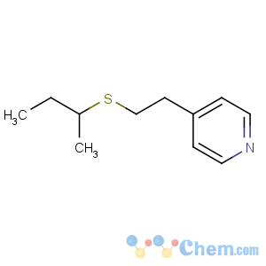 CAS No:134480-43-6 Pyridine,4-[2-[(1-methylpropyl)thio]ethyl]-